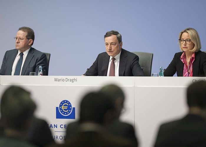 ECB Mario Draghi is main risk event today for Euro