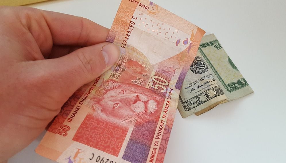 South african rand exchange rate