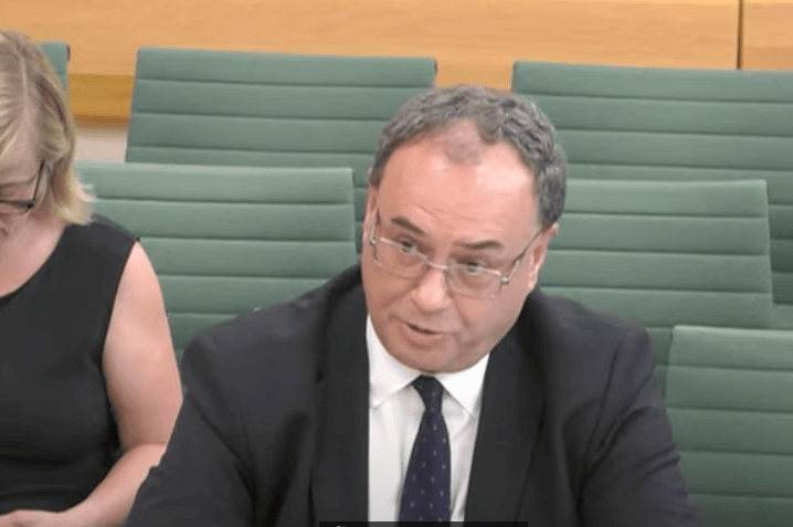 Bailey at the Treasury Select Committee
