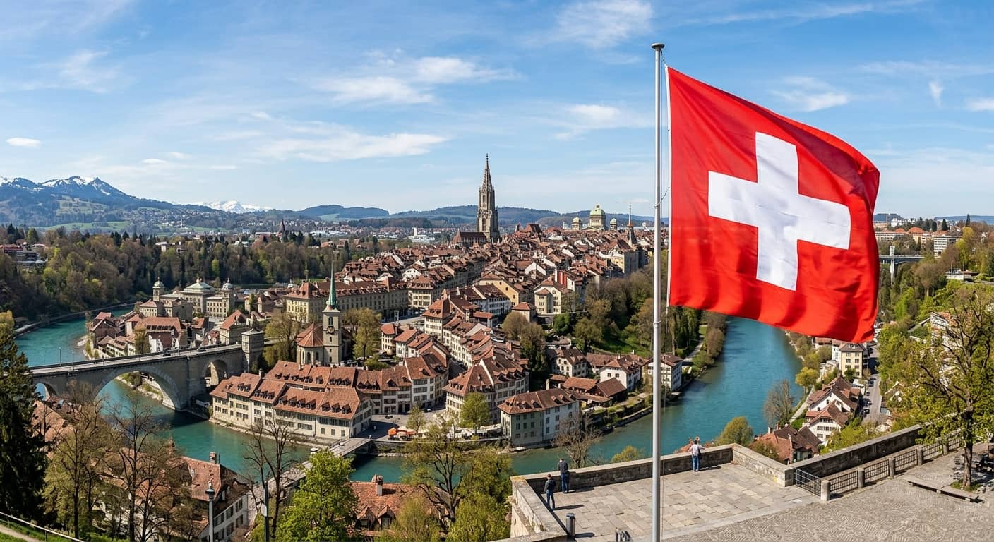 Bern, Switzerland, home of the Swiss National Bank