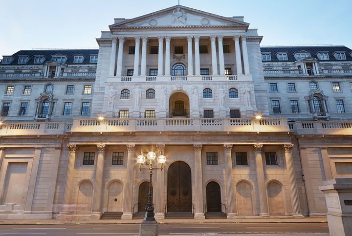 UK gilt yields and the pound sterling to start falling on Bank of England