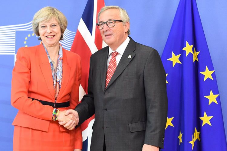 May Juncker pound to euro