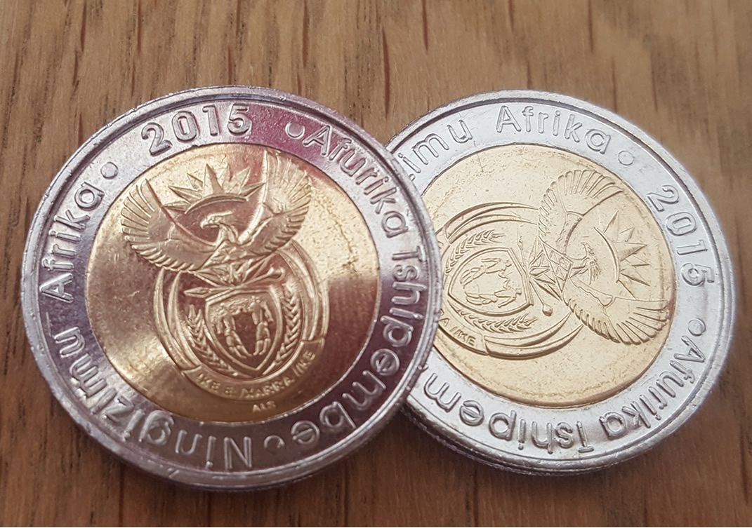 south african rand 5