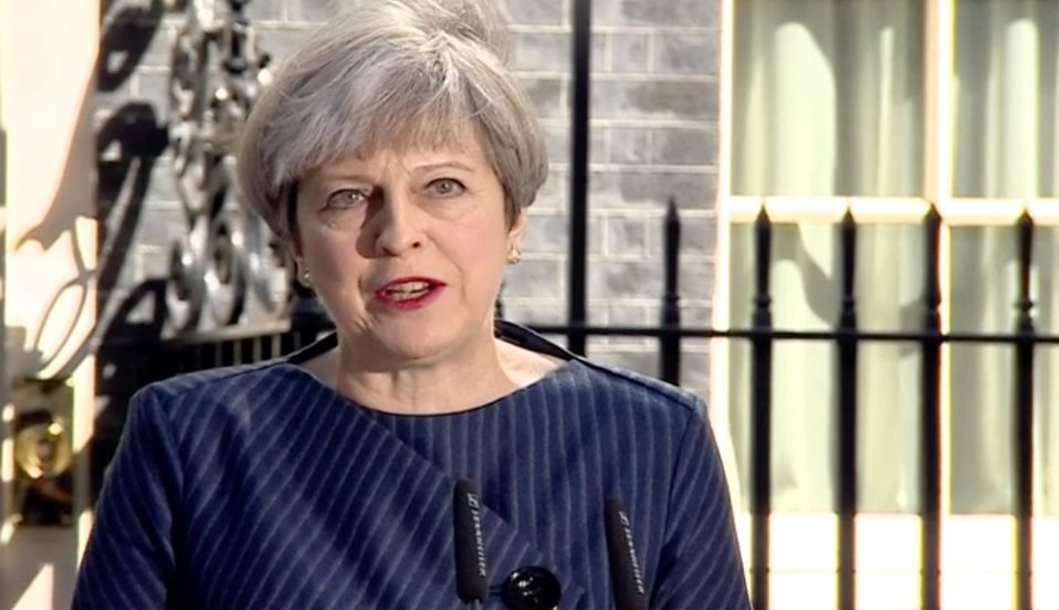 Theresa May calls snap election