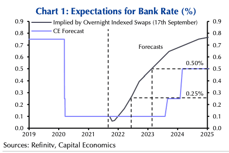 Capital Economics Bank Rate expectations