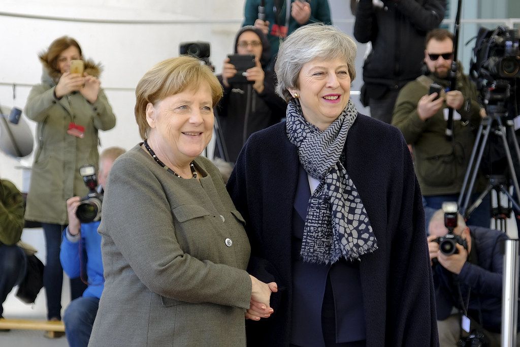 May and Merkel meeting