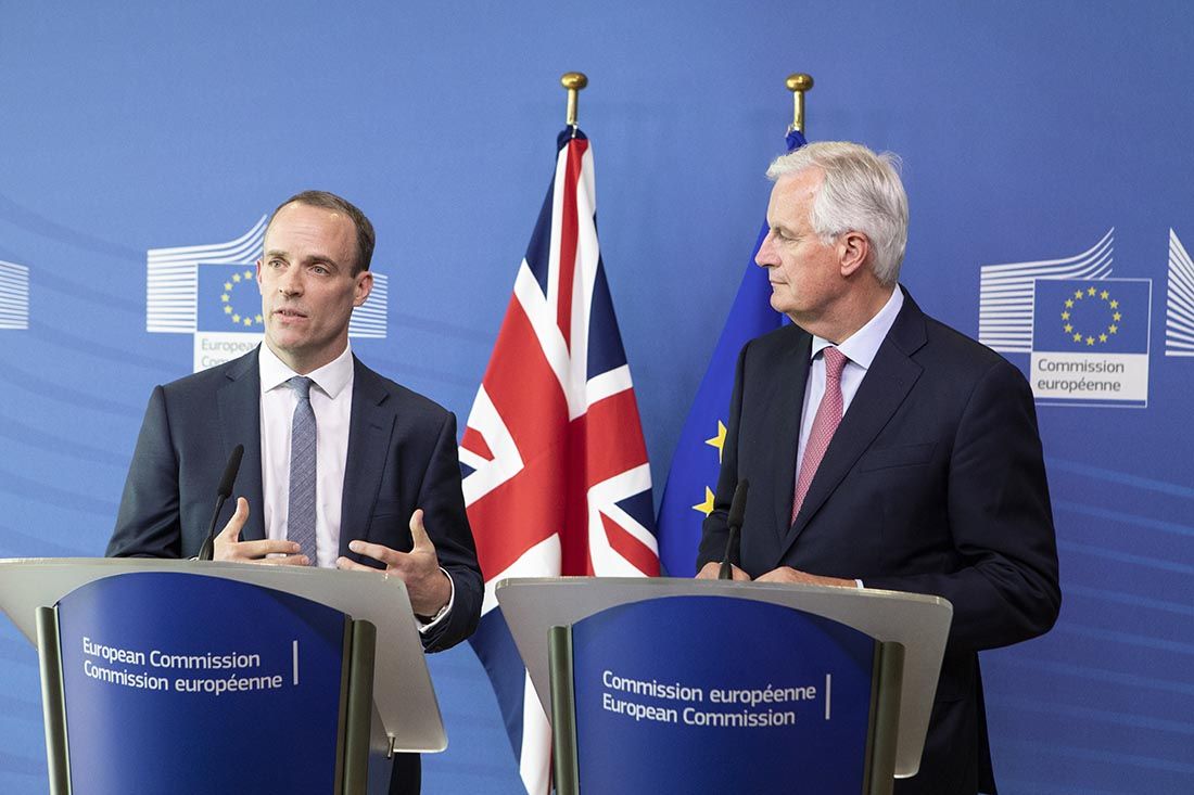 Raab and Barnier sink the Pound