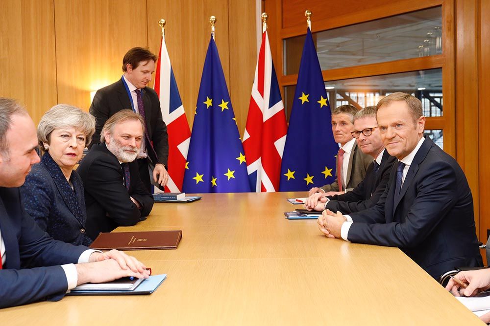 Tusk and May European council