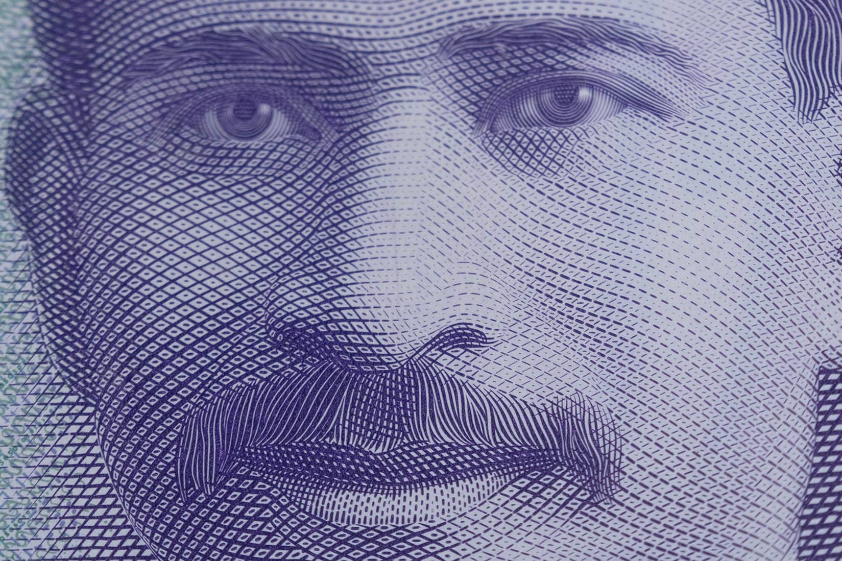 NZ Dollar note close up