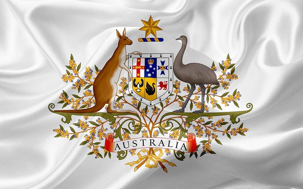 Какой символ австралии. Герб Австралии. Герб на аву. Австралия флаг и герб. Национальные символы Австралии.