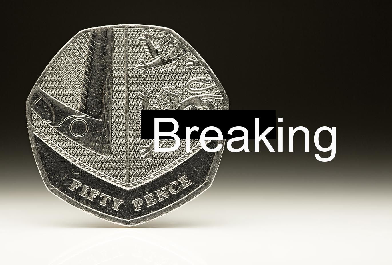 Breaking news Pound Sterling 