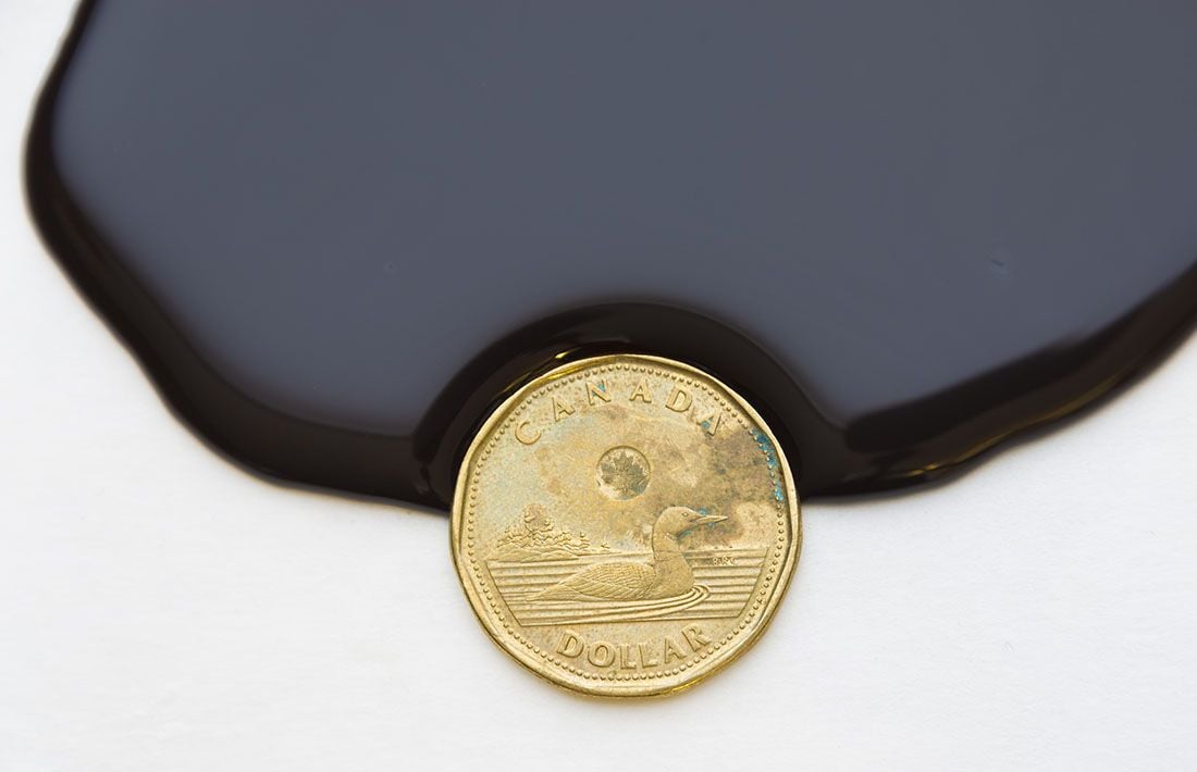 Canadian Dollar should be higher relative to oil prices