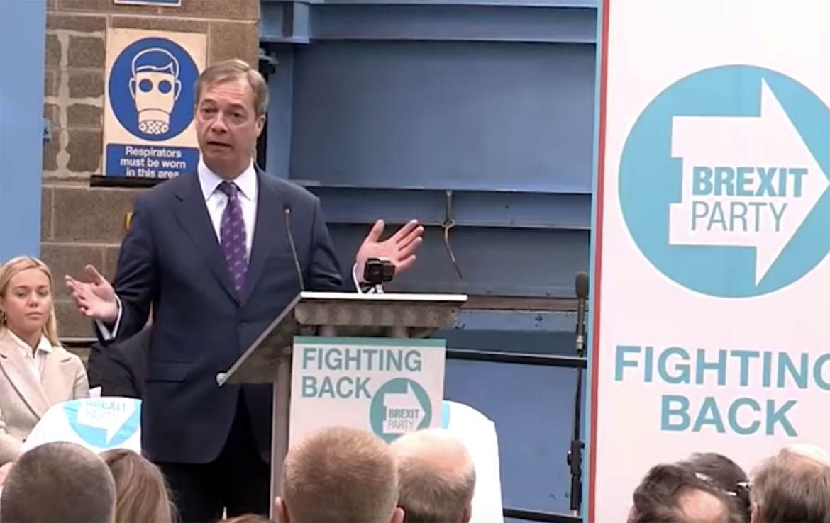Brexit Party Farage impact on Sterling direction