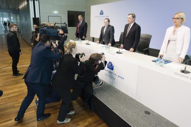 ECB Upgrades Eurozone Growth Forecasts but Euro Drops after Inflation Disappointment 