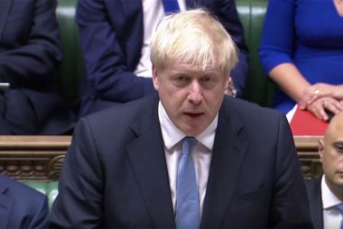 Johnson at first parliamentary statement