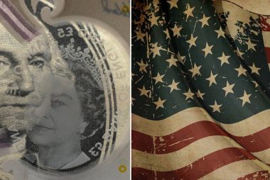 Pound-Dollar Rate Outperforms after U.S. Economic Collapse and as Stock Markets Slump  