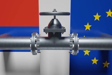 Gas supplies Russia to EU