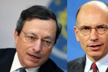letta drives pound to euro higher