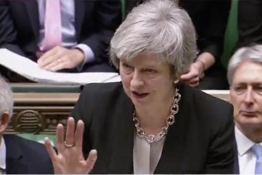 Pound Shaken by Cooper Amendmant Loss but Steadies after May Notches up a Crucial Win