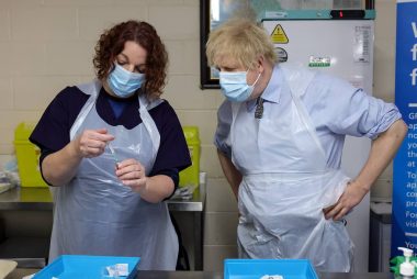 UK vaccination pace