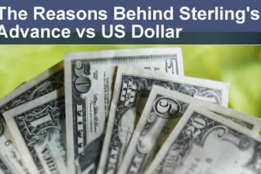 reasons why the pound sterling is higher vs the us dollar 
