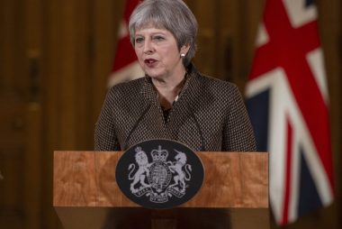Theresa May press conference in Downing Street