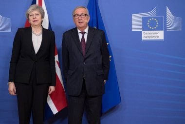 May & Juncker Meeting Hints at Progress, Pound Sterling Well Supported