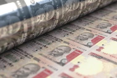Rupees printing press