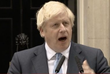Johnson meets school girls