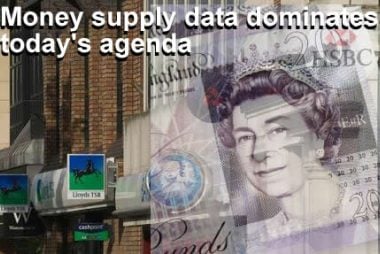 money supply data and forecast for pound sterling