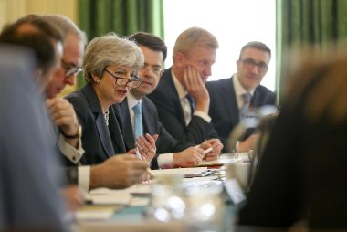 May at the meeting table