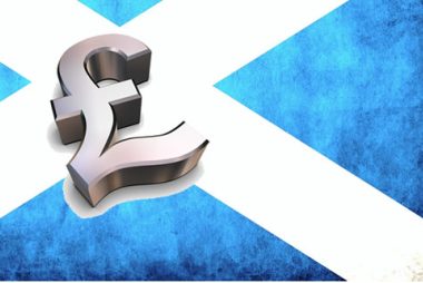 british pound used in independent scotland