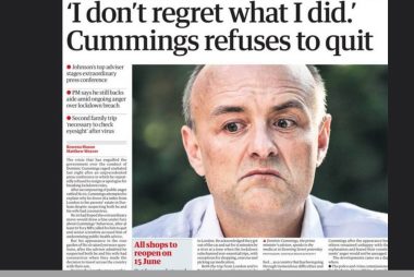 Cummings resignation and the pound