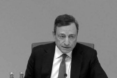 draghi black and white