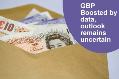 pounds boosted vs us dollar 