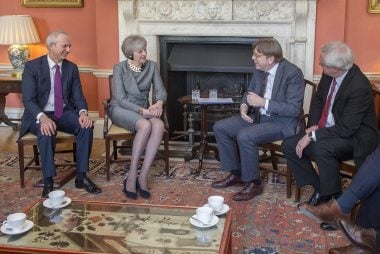 Verhofstadt and May meeting