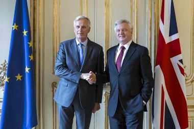 Davis and Barnier negotiating